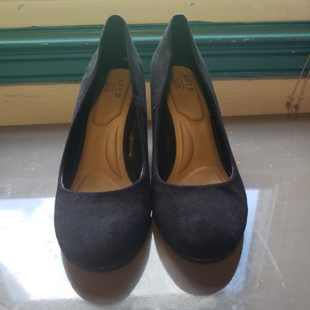 Black Suede Heels